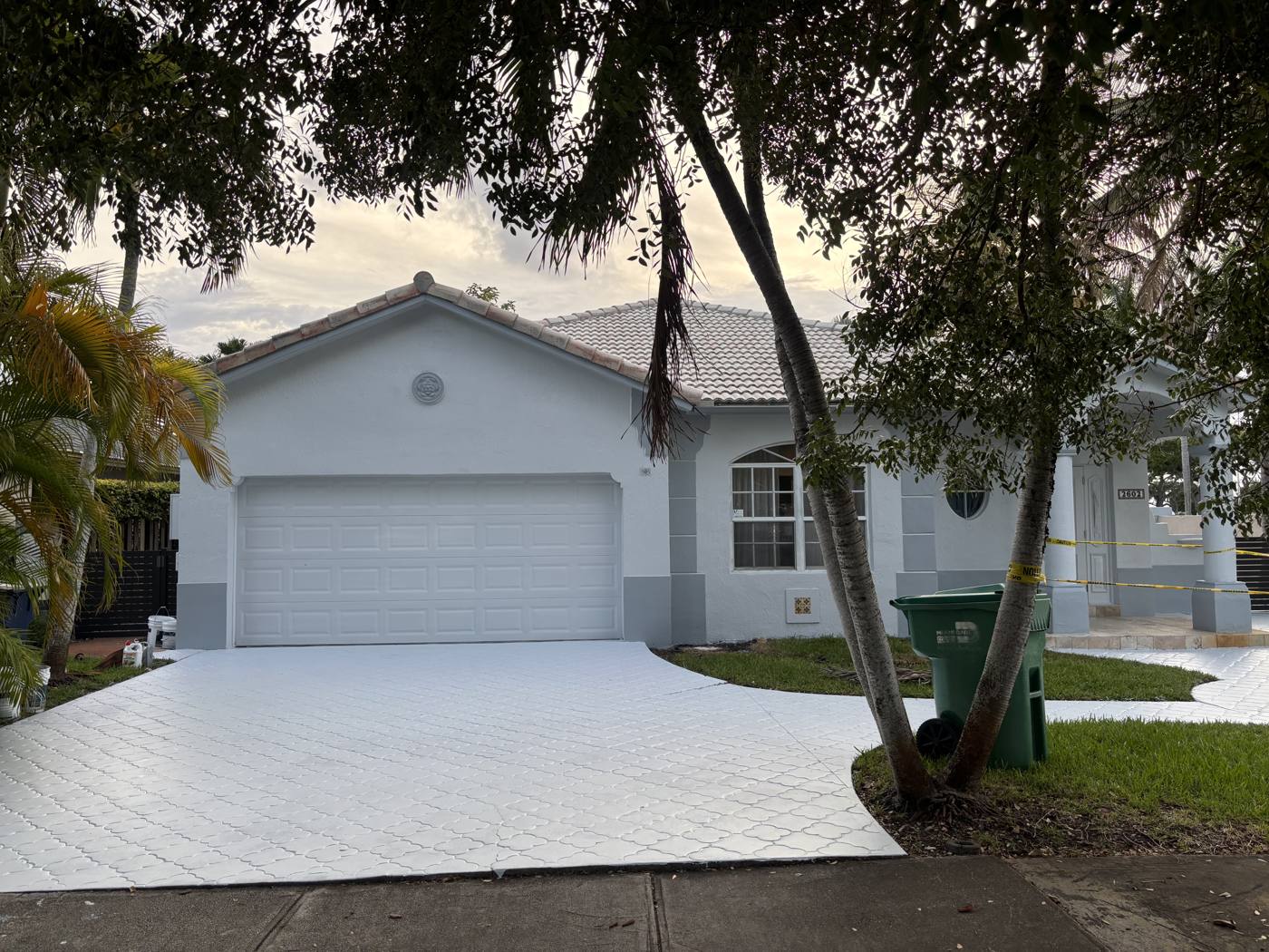 After - House & Driveway Exterior Painting
